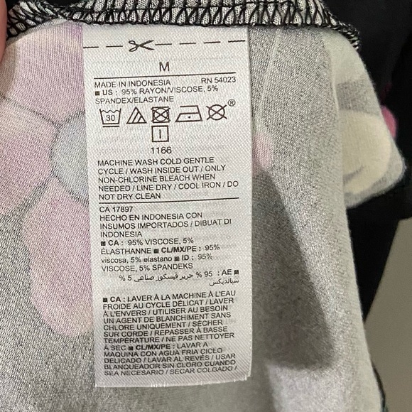 Black Old Navy Floral loose fit Summer Dress - Picture 4 of 6